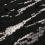 One Sleeve Sequin Feather Dress Black