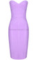 Strapless Midi Dress Lilac