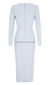 Long Sleeve Midi Dress Light Blue