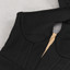 Halter Corset Draped Lace Maxi Dress Black