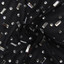 Long Sleeve Embellished Mesh Maxi Dress Black