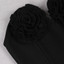 Strapless Rose Bustier Maxi Dress Black
