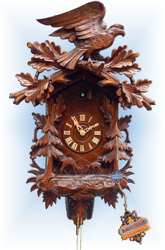 Romba Antique Repro cuckoo clock 26'' Bavarian Clockworks