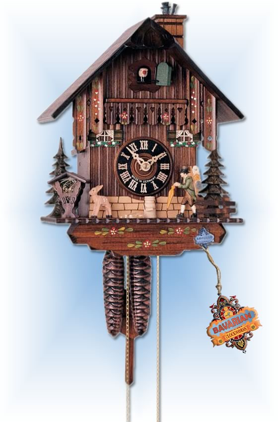 Hones Clock Trader cuckoo clock 10'' Bavarian Clockworks