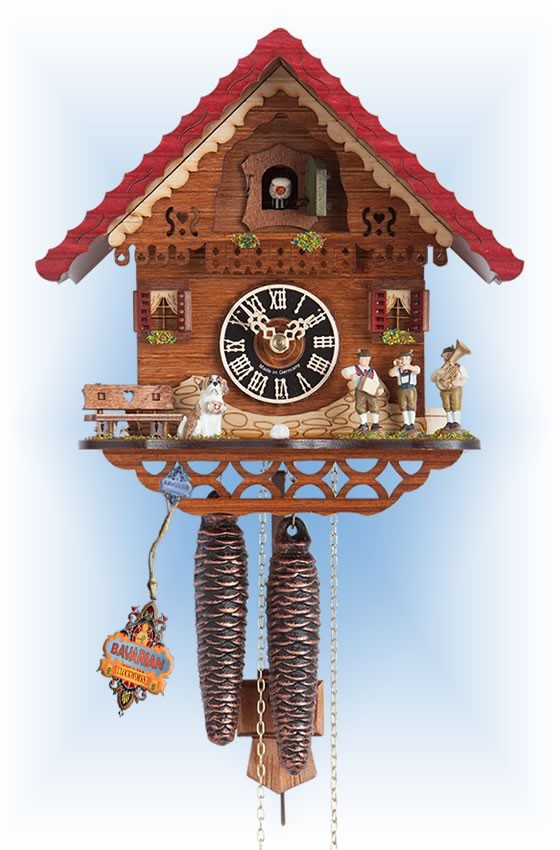 Hones Jolly Band cuckoo clock 9'' Bavarian Clockworks