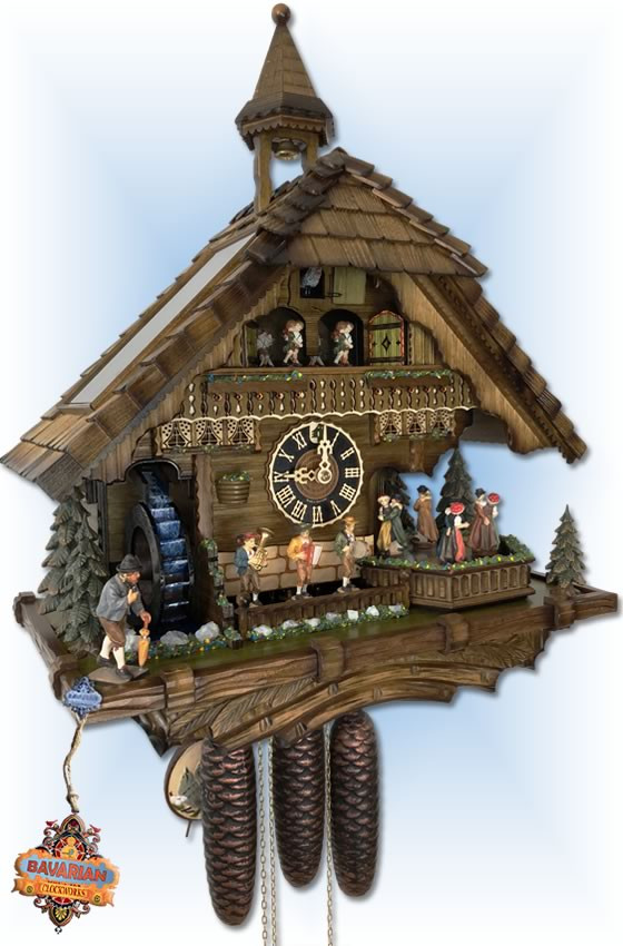 Hones Running Water cuckoo clock 20'' Bavarian Clockworks