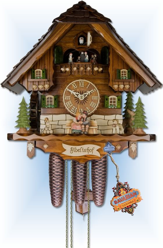 Adolf Herr Faithful Home cuckoo clock 16'' Bavarian Clockworks