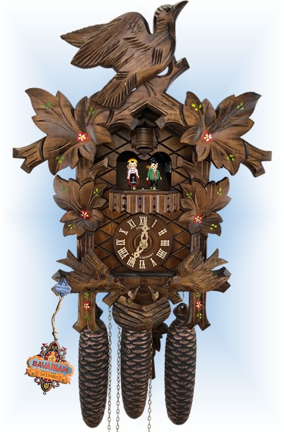 Wooden Cuckoo Clock Hand-Carved Cuckoo Clock House ...