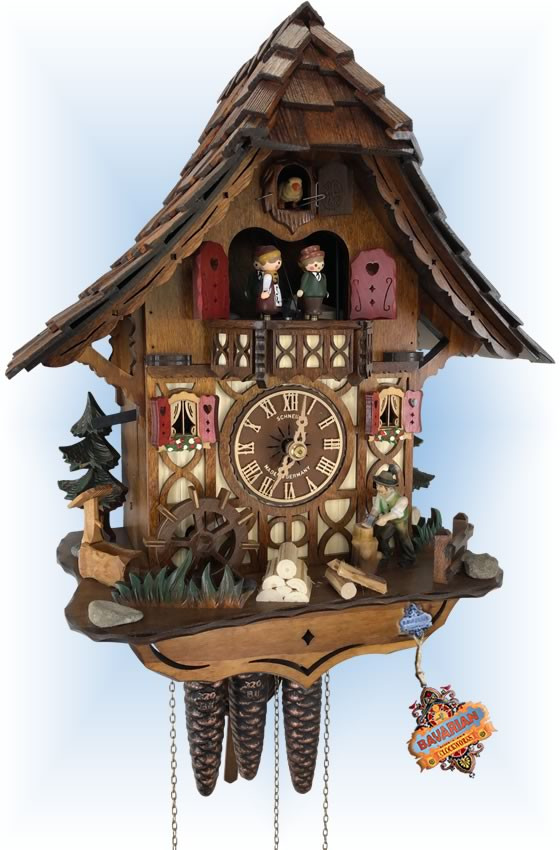 Woodsman Cuckoo Clock by Schneider Discount Sale