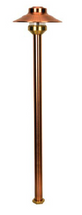 Mini Path Custom Copper fixture with 3.5' top