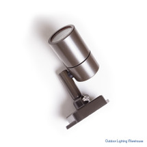 Accent/Flood Aluminum Wall Mount Fixture with Flush Lense in Bronze, Black, or White