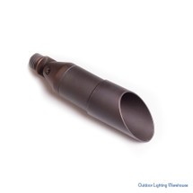Mini Directional Up LED Fixture in Brass with Aged Finish
