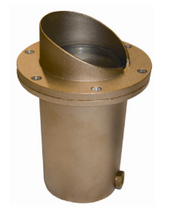 ANTIQUE Well Light In-ground raw brass (with shroud)