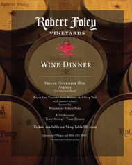 Robert Foley Wine Dinner - Friday, November 18, 2022 at Avenue