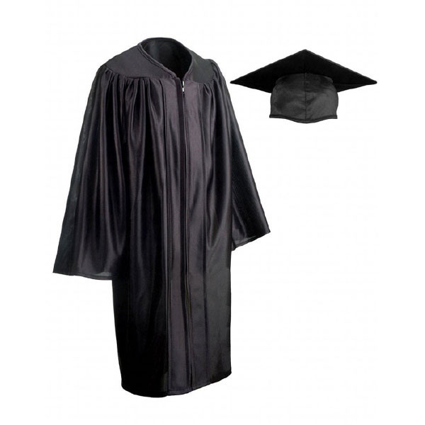 A female graduate in a bachelor's dress Stock Photo - Alamy