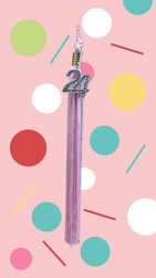 2024 Pink Bling tassel