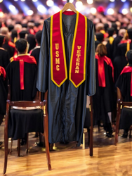 Celebrate your accomplishments with a USMC VETERAN Graduation Stole.
