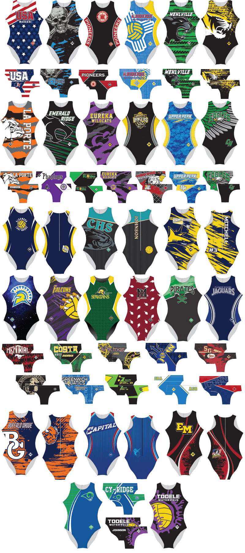 Water Polo Suit Designs