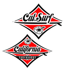 Classic Cal Surf  Sticker Pack