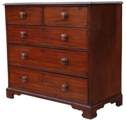 Antique Georgian mahogany chest of drawers C1800