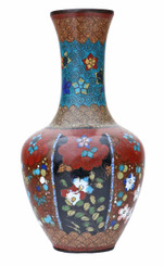 Antique 19th Century Japanese vase cloisonne