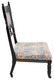 Antique 19C Victorian Aesthetic ebonised nursing parlour chair 