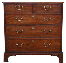 Antique Georgian mahogany chest of drawers