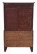 Antique top quality Georgian C1800 mahogany linen press wardrobe