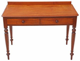 Antique Victorian C1880 mahogany desk or writing table