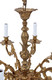 Large antique vintage ormolu brass 8 arm/lamp chandelier FREE DELIVERY