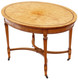 Antique fine quality Victorian C1880 - 1900 inlaid satinwood centre table