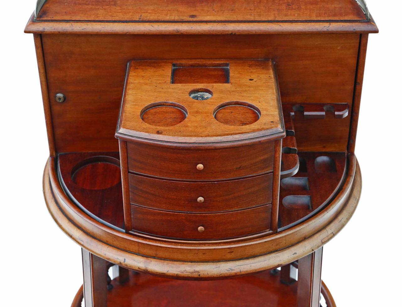 Antique Victorian C1890 Mahogany Vanity Washstand Dressing Table