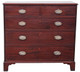 Antique large Georgian mahogany chest of drawers 19th Century 