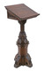 Antique 19th Century Gothic carved oak pedestal lectern stand table station