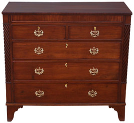 Antique fine quality Georgian large mahogany chest of drawers C1815