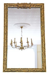 Antique large fine quality 19th Century giltwood wall / floor mirror