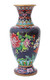 Antique large early-20th Century Oriental cloisonne vase