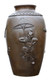Antique fine quality Japanese Meiji period bronze vase