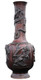 Antique fine quality Meiji period Japanese bronze vase