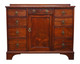 Antique fine quality Georgian 19th Century mahogany writing desk dressing table