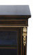 Antique fine quality tall Victorian C1890 Aesthetic inlaid and ebonised display cabinet 19th Century