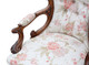 Antique quality Victorian C1880 walnut spoon back armchair slipper