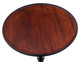Antique fine quality Georgian C1800 mahogany tilt top wine table side