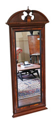 Antique large quality mahogany full height wall mirror 19th Century
