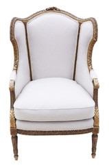 Antique rare fine quality gilt 19th Century armchair chair