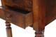 Antique fine quality Victorian 19th Century C1880 burr walnut drop leaf work table