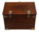 Antique Gothic revival 19th Century mahogany despatch box Pugin