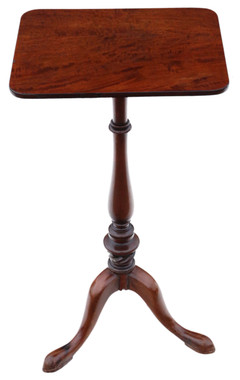 Antique fine quality Georgian C1810 mahogany wine or side table