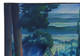 Large oil on canvas Painting Artwork by Hubert Haider 1945 Vintage Antique Bavarian Landscape