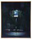 Very large oil on canvas Painting Artwork Darren Smith 1989 Titled 'One Way' Vintage Antique